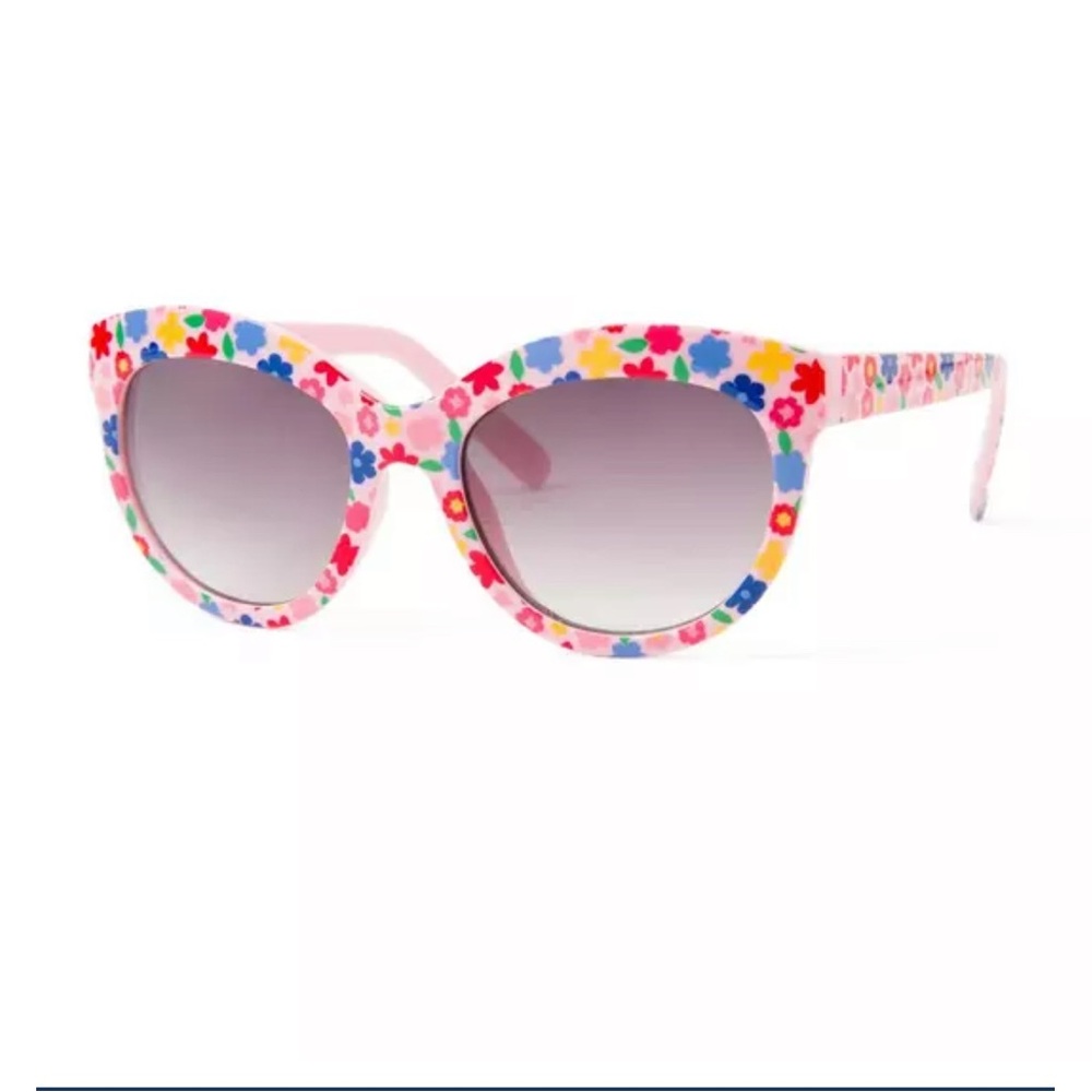 Janie and Jack Pink Floral Sunglasses